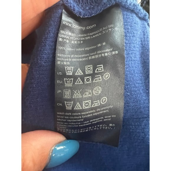 Tommy Hilfiger Quarter Zip Pullover Sweater Medium - Picture 5 of 7